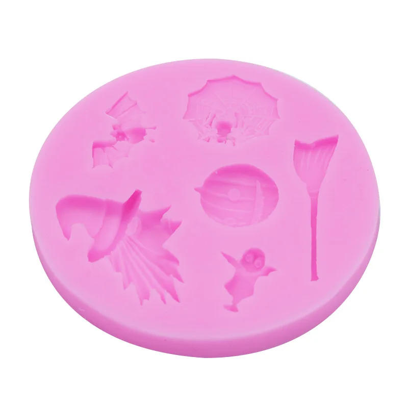 

Halloween Series Bat Owl Spider Shape Silicone Cake Molds Fondant Cake Decorating Tool Kitchen Baking Molds