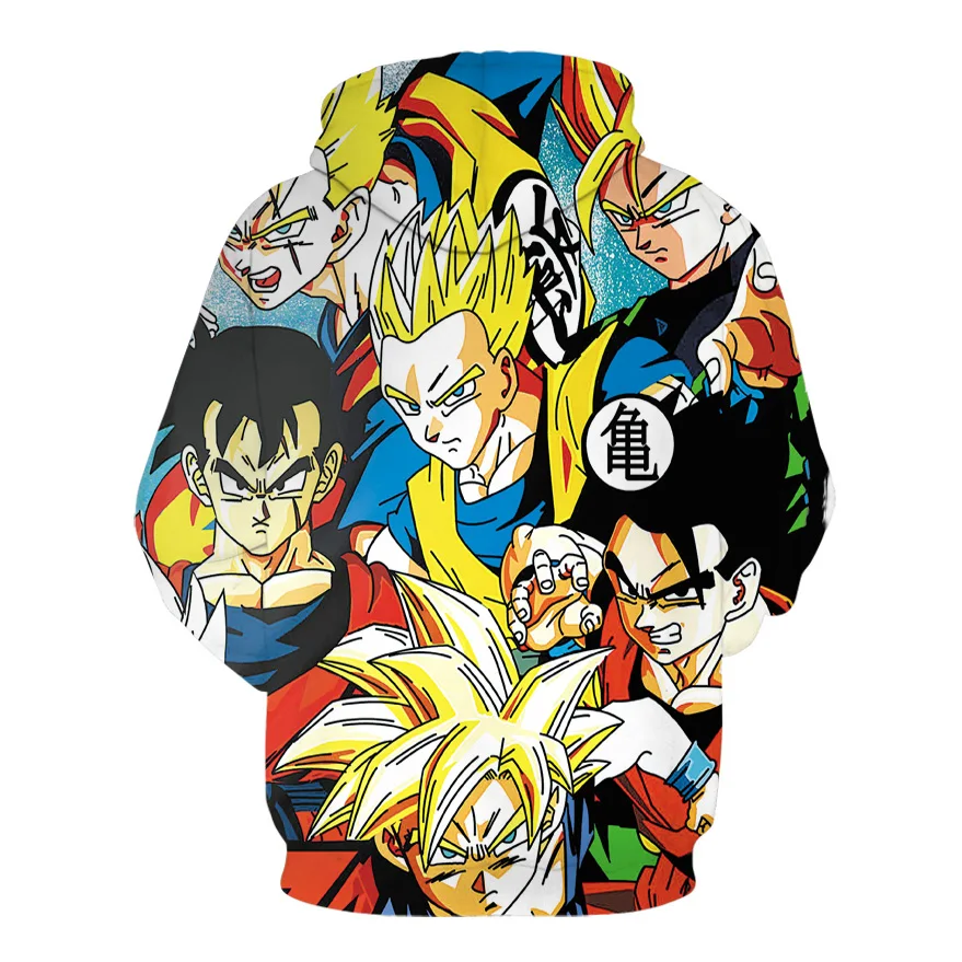 Новые модные брендовые пуловеры dragon ball Модная креативная Мужская одежда