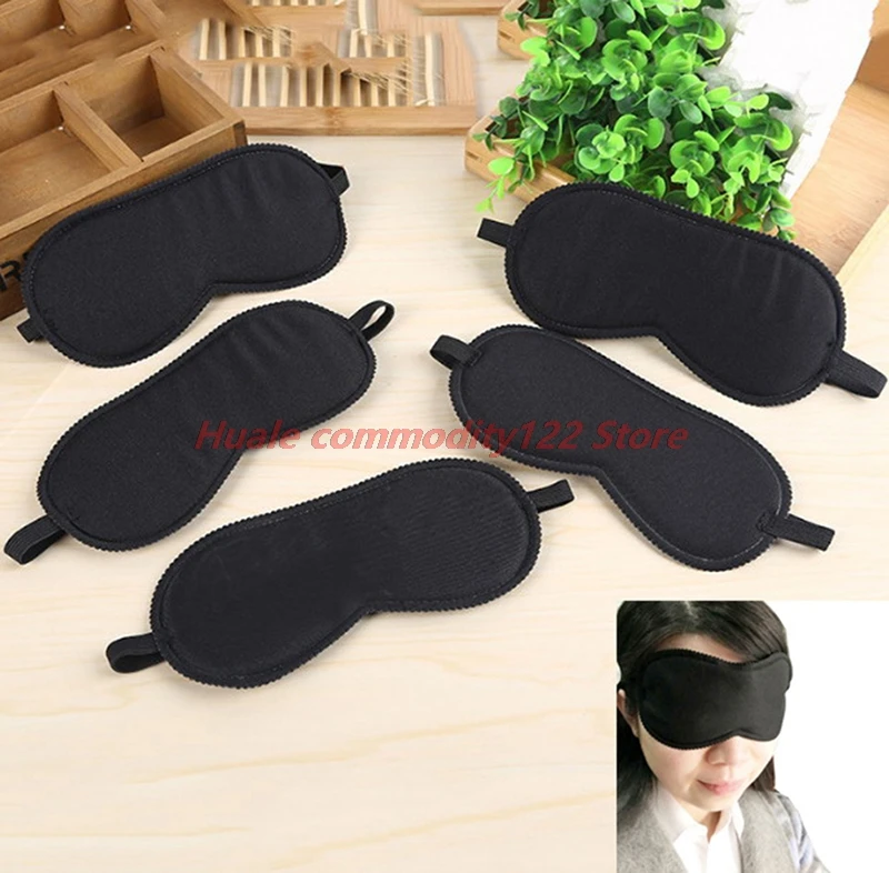 

Hot Hot Soft Portable Eye Mask Black Fast Sleeping Eyeshade Cover Eye Masks Shade Patch Women Men Blindfold Travel Sleepmasker