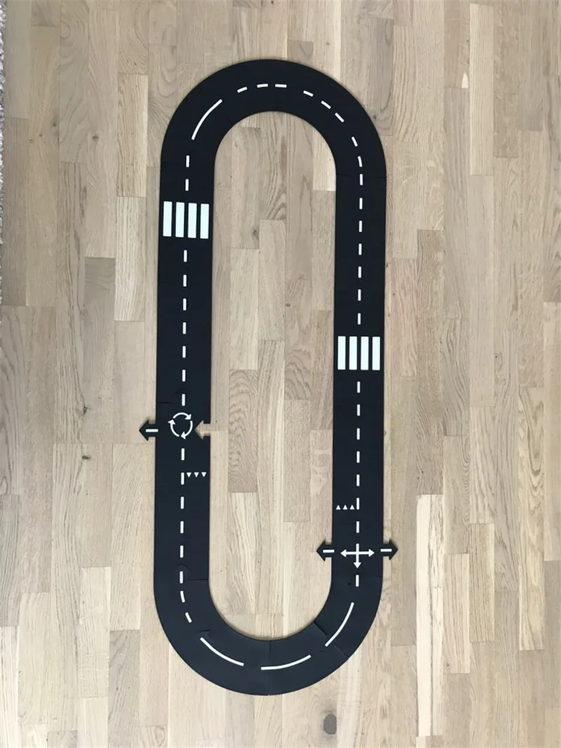 DIY PVC Puzzles Track Play Set Road Car Track Baby Puzzle Game Mat Floor Carpet Educational Learning Toys Nordic Kids Room Decor