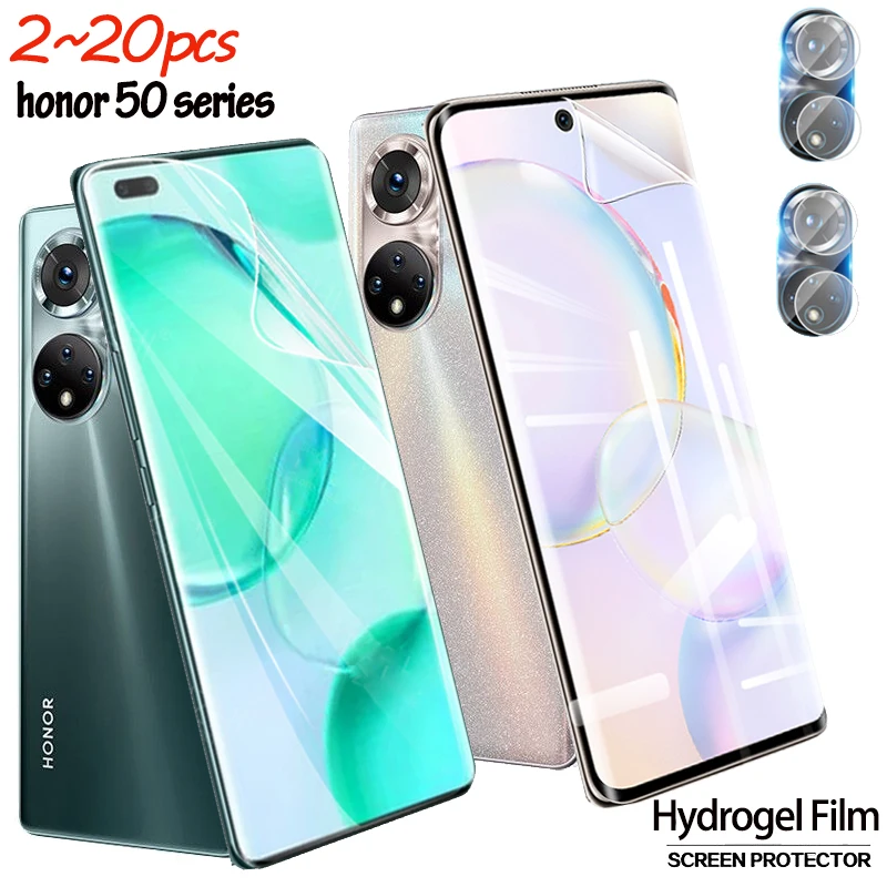 

hydrogel film+camera film for honor 50 lite honor50 soft glass xonor 50 pro se 50lite honor 50 lamina hidrogel screen protector