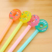 1pc wholesale stationery korea creative lollipop donuts candy pen students pen stationery wholesale