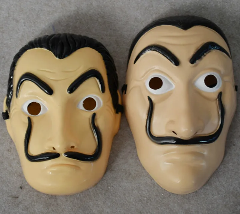 Забавная маска Сальвадора Дали 10 шт./лот бумажный дом костюм для косплея