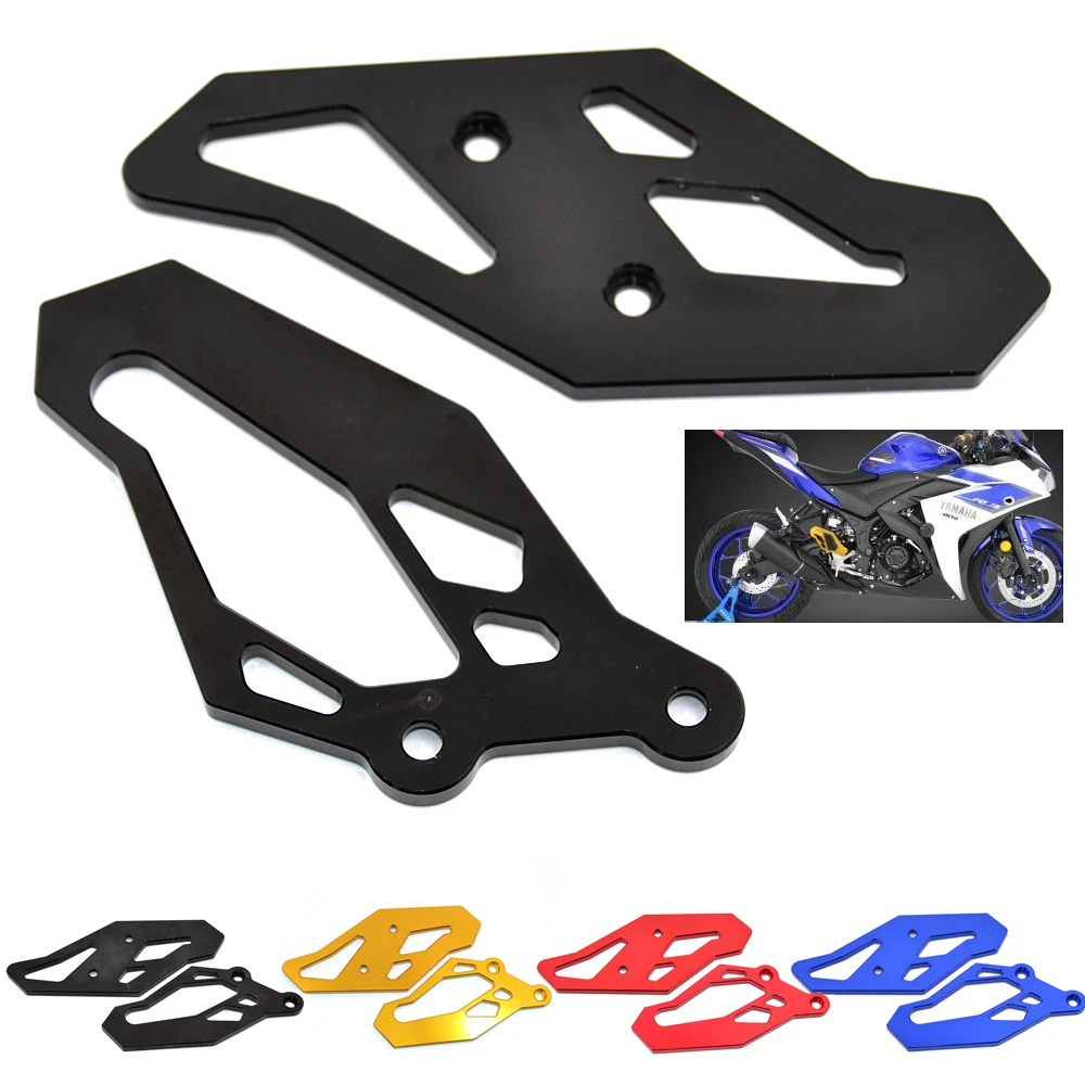 Мотоциклетная подставка для ног BJMOTO CNC задняя пластина защиты Yamaha R3 MT03 MT25 2015 2020 ABS