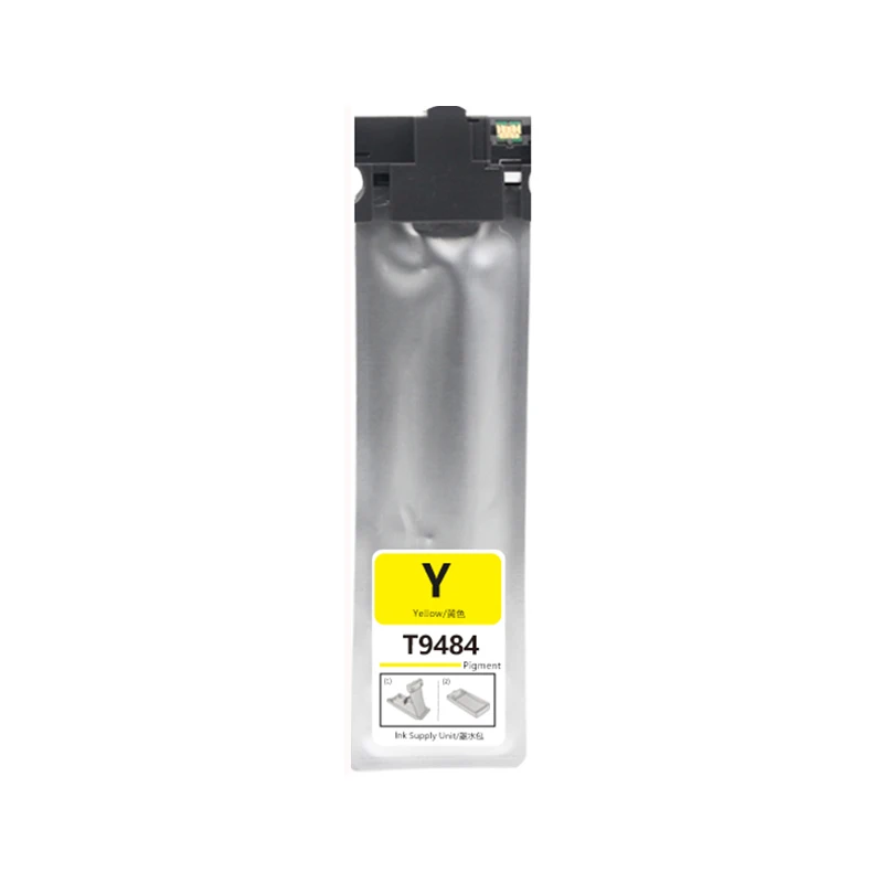 Мешок для пигментных чернил vilaxh T9481XL T948 T9481 - T9484 с чипом Epson персонал Pro WF-C5290 WF-C5790