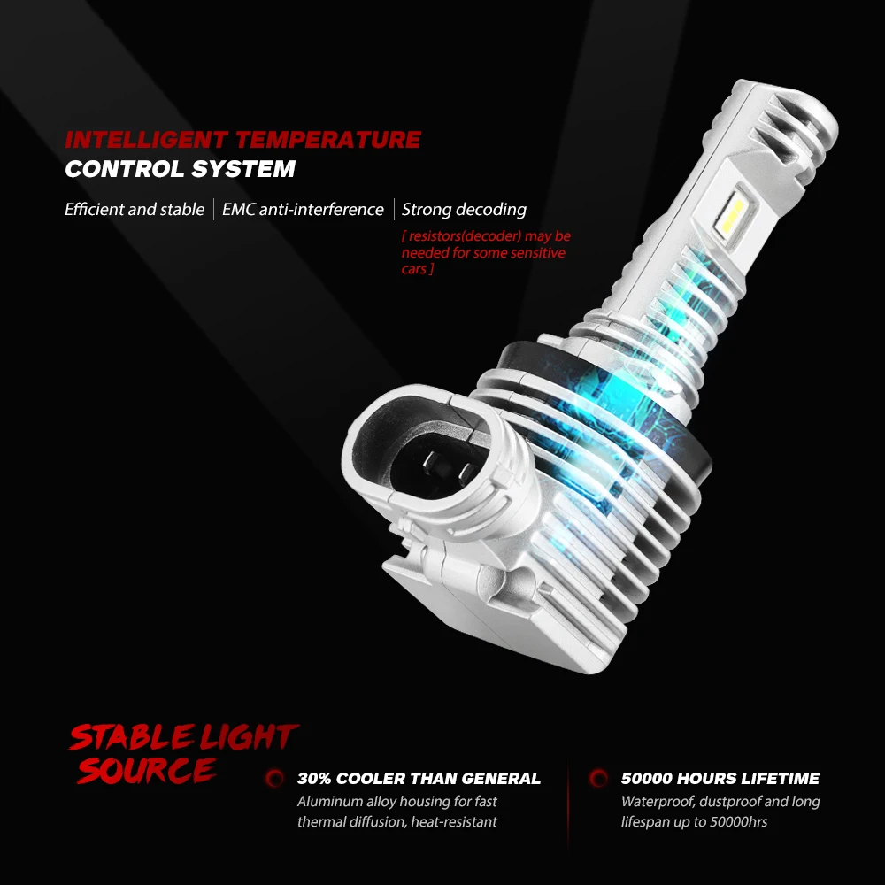 NOVSIGHT мини 1:1 h7 светодиодсветодиодный лампы H4 для автомобильных фар Светодиодные