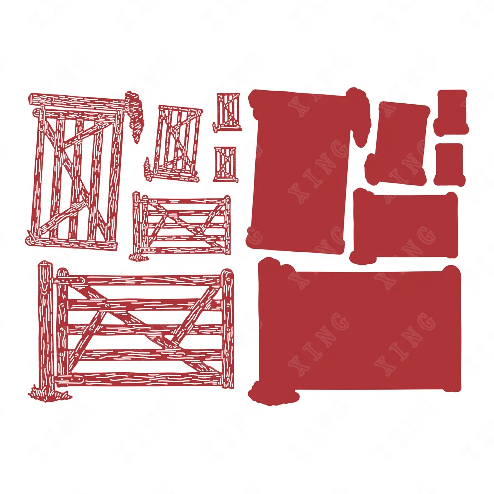 

Unknown Fence Arrival New Metal Cutting Dies Scrapbook Diary Decoration Stencil Embossing Template Diy Greeting Card Handmade