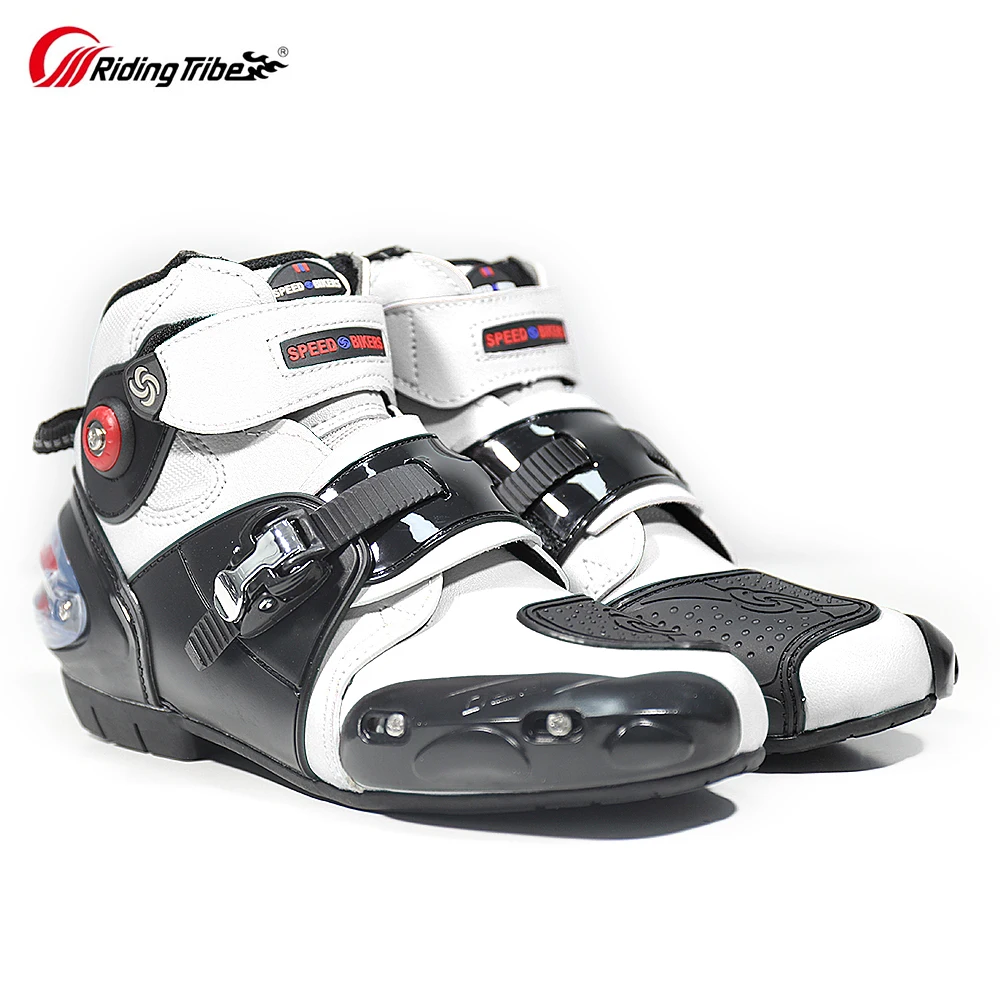 Оригинальный Ботильоны в байкерском стиле Женская уличная мото для верховой