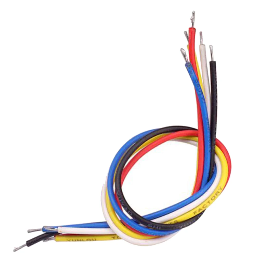 

Tooyful 10Pcs 19cm Colorful Inner Circuit System Connecting Wire Cable Circuit Line Electric Guitar Bass Parts Guitarist Tools