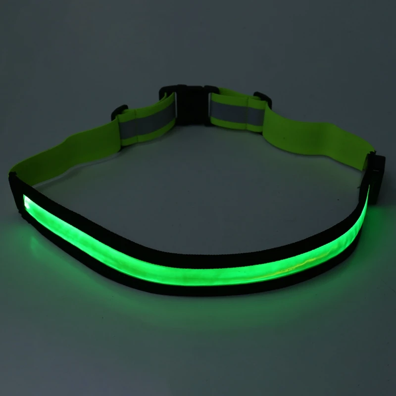 

Luminous Belt Warning Belt for Riding At Night Reflective Lattice Flash Belt Usb Charging Equestrian Belt