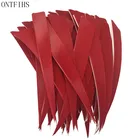 25 шт. ONTFIHS 5-дюймовый перьевой щит для нарезки стрел индейки перья для стрельбы из лука Аксессуары для охоты стрелы перо Fletching