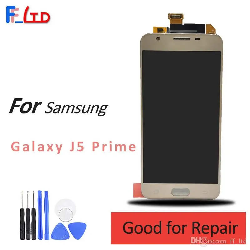 OEM экран для Samsung J5 Prime G570 ЖК дисплей дигитайзер с сенсорной панелью в сборе черный