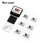 Набор патчей для шин WEST BIKING, комплект аксессуаров для ремонта велосипедов, 6 шт.компл.