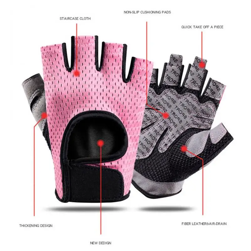 

2022 gloves men and women half finger anti-slip shock absorption breathable equipment gym bicycle outdoor sports gloves