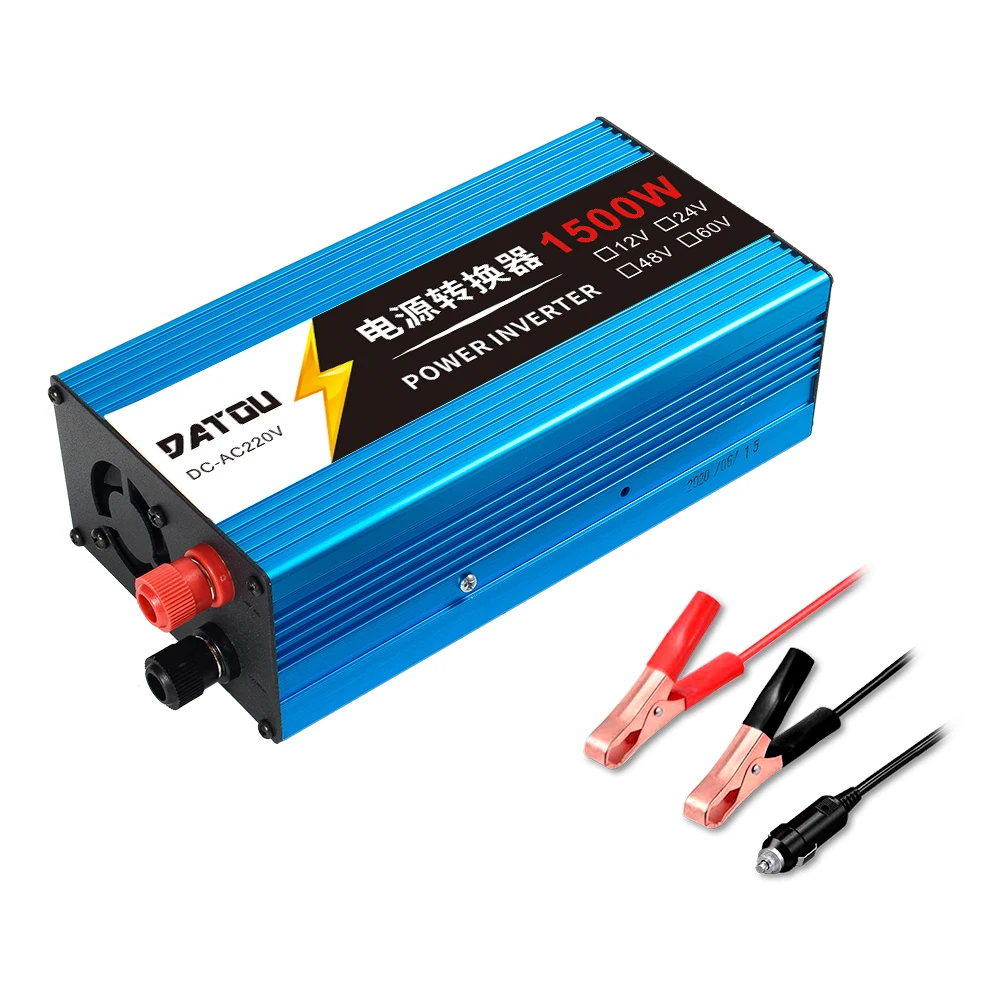 1500 Вт автомобильный инвертирующий усилитель мощности DC12V 24V до 220V 240V