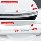 Защитная пленка с логотипом на заказ для дверных ручек, устойчивая к царапинам наклейка для Hyundai Sonata Elantra Tucson Creta I30 Ix35 I40 IX20