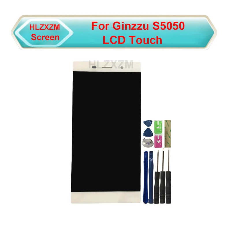 ЖК дисплей для Ginzzu S5050 с сенсорным экраном Digitzer Sesnor сборка Замена
