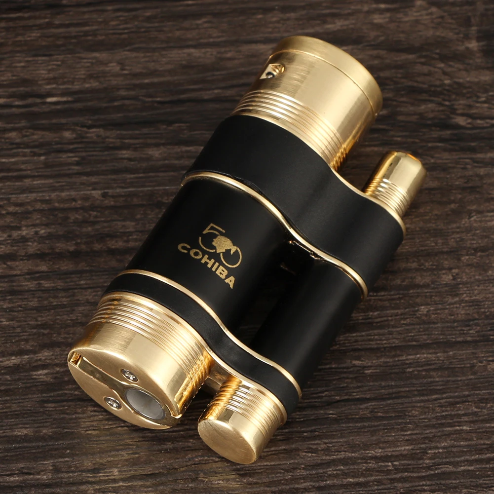Набор аксессуаров для сигар COHIBA металлический газовый фонарь Зажигалка из