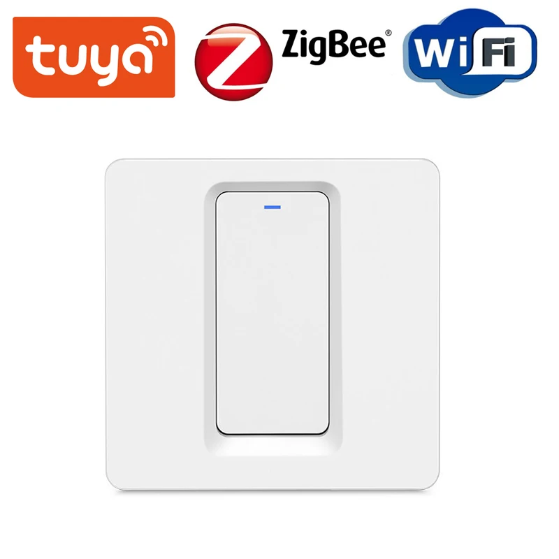 Переключатель Tuay ZigBee работает с Tuya Hub сенсорный переключатель наклейка