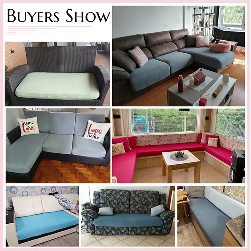 

funiture protector sofa cover corner sofa seat slipcover elastic solid color couch cover elastic material funda sof