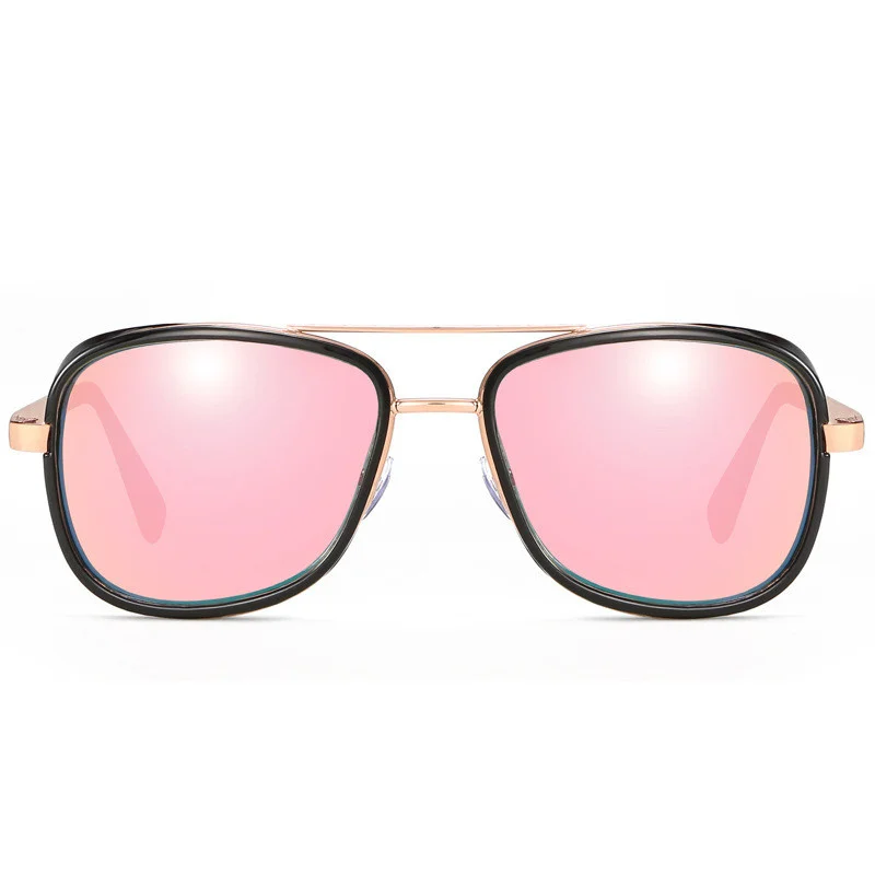 2021 стимпанк Железный человек 3 Солнцезащитные очки Для мужчин зеркальный