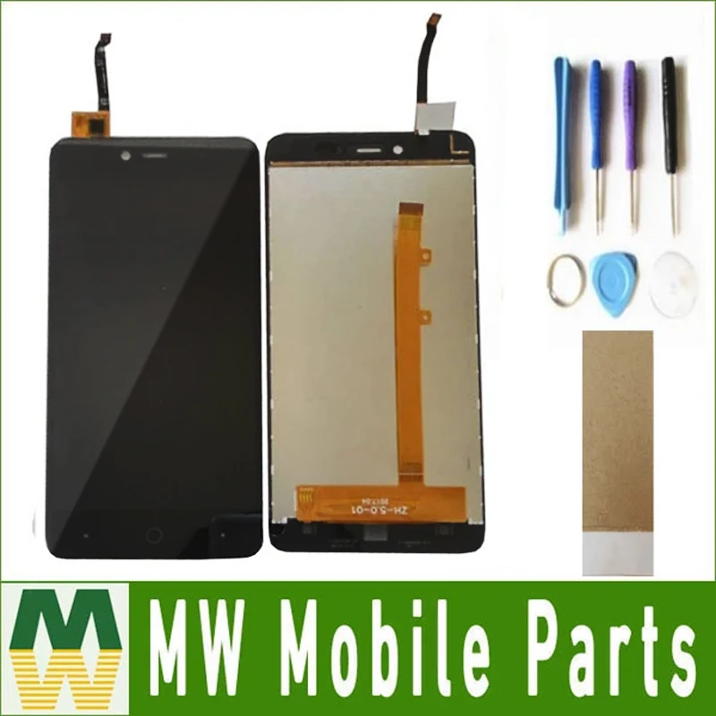 1 шт./лот ЖК-дисплей+ сенсорный экран дигитайзер черного цвета с инструментами+ лента