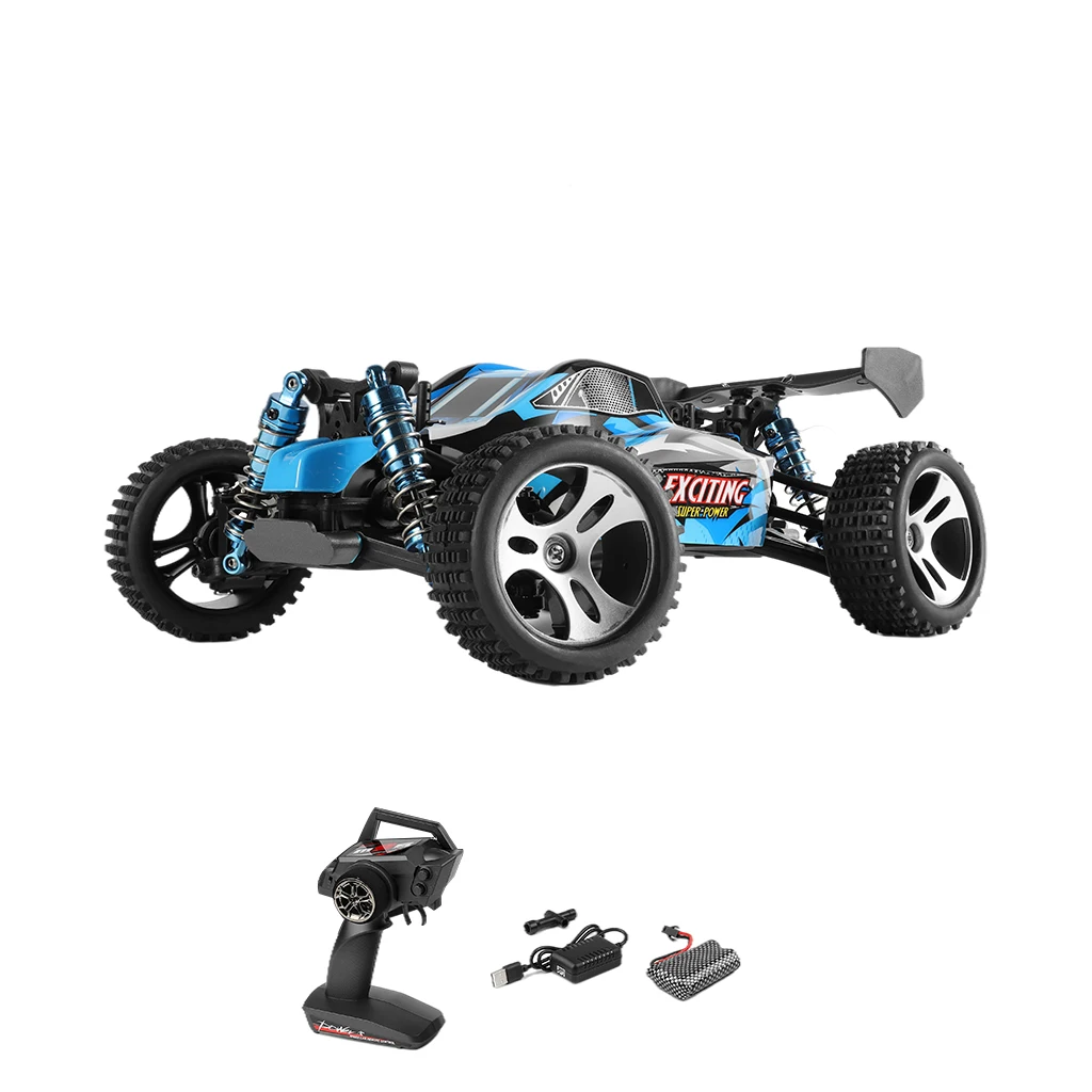 

Full Scale WLtoys 184011 1/18 RC Crawler 30KM/H High Speed 900mah 60m Remote Control