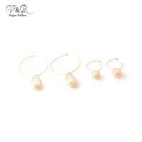 diy handmade jewelry making charms pendants faux pearl hoop earring set components decoration fashion accessories gifts