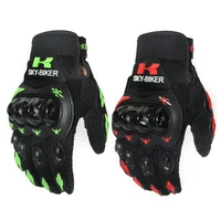 motorcycle glove breathable drop resistance full finger man women gloves for motorbike racing riding bicycle cycling