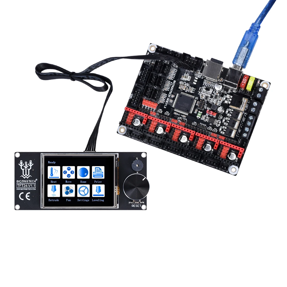 Плата контроллера BIGTREETECH SKR V1.3 32 бит сенсорный экран TFT24 5 шт. TMC2208 TMC2209 UART TMC2130 MKS GEN L