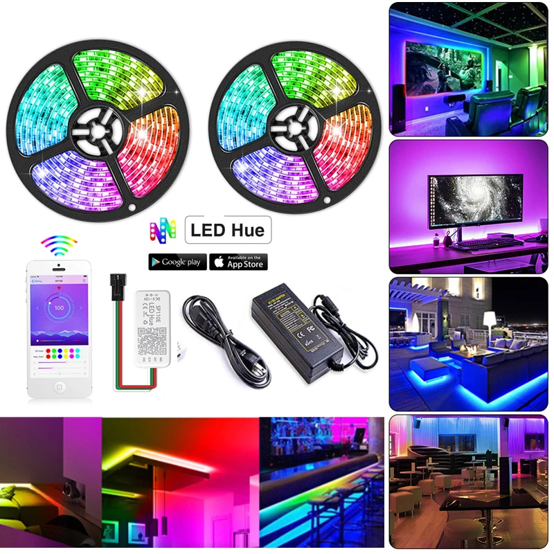 Bluetooth App пульт дистанционного управления 5 м 10 Мечта Цвет цветных (RGB) светодиодных