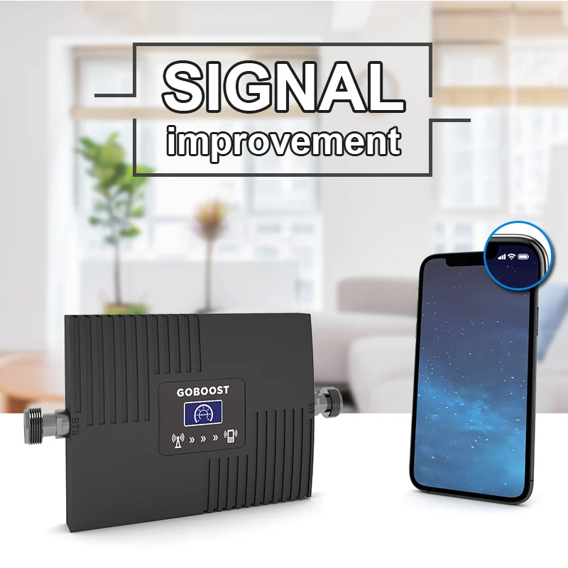 GOBOOST 3G 4G усилитель сигнала AWS 1700 2100 MHz повторитель мобильный телефон Сотовая связь