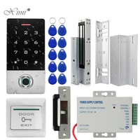 fingerprint door access control system kit ip68 waterproof outdoor rfid access control keypad electric magnetic strike lock
