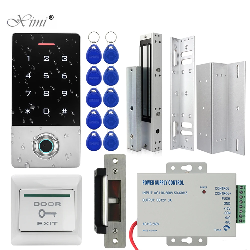 Отпечатков пальцев система контроля допуска к двери комплект IP68