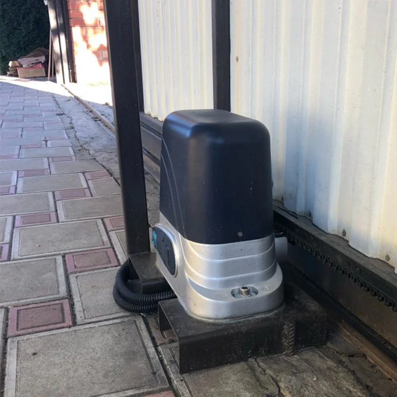 

Automatic Sliding Gate Motor AC Engine Sliding Gate Controller with 4m Nylon racks kits Optional for home gates
