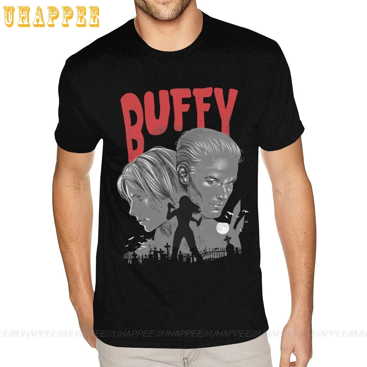 Футболка для подростков из сериала рассекающий вампира модная городская