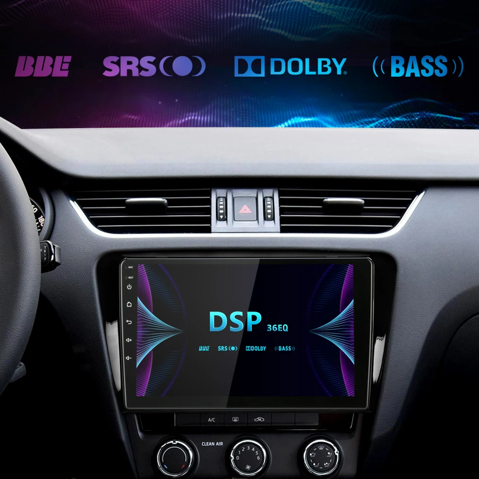 10," 2Din Android 8,1 для Volkswagen SKODA Octavia 3 A7- автомобильный Радио Мультимедиа Видео плеер навигация RDS головное устройство