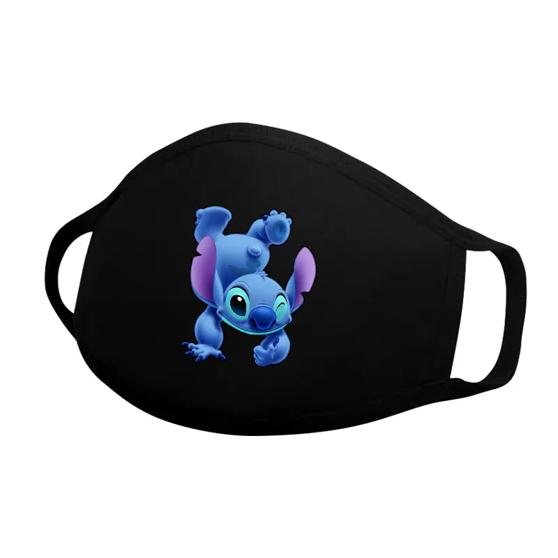 Мультипликационная Зимняя Маска для лица Disney хлопковая Пылезащитная