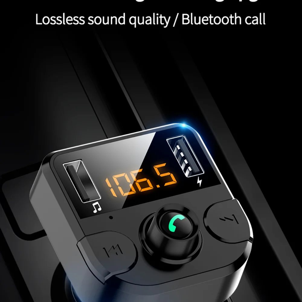 

FM-модулятор Автомобильный с зарядным устройством 5,0 А и 2 USB-портами