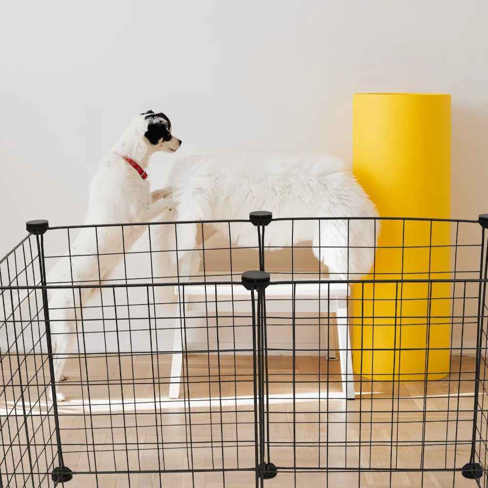 

1 Set Cat Cage Cat Playpen Cat House Metal Crate Cage DIY Wire Crate Gift