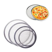 2021 new %d0%b2%d1%8b%d0%bf%d0%b5%d1%87%d0%ba%d0%b0 aluminum mesh grill pizza screen round baking tray net kitchen tools ovens kit cookware for pizza