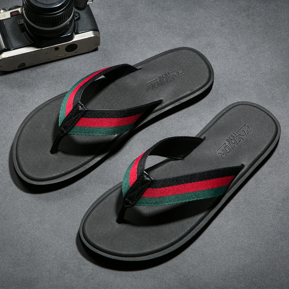 Шлепанцы LLUUMIU мужские резиновые мягкая пляжная обувь для дома и ванной роскошные