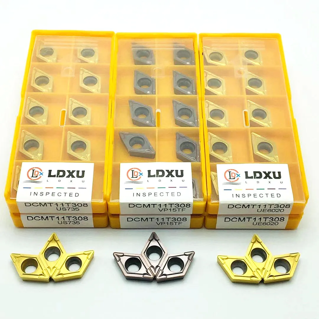 Твердосплавный токарный инструмент DCMT11T304 DCMT11T308 с ЧПУ режущий DCMT 11T304 11T308 токарная