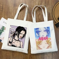 shopping bags nana anime manga nana osaki and ren honjo tote bag harajuku handbags shoulder bags casual handbag women canvas bag