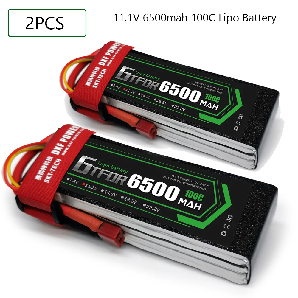 GTFDR Lipo батарея 3S 11 1 V 6500mAh 100C 200C XT60 T Deans XT150 EC5 для FPV Дрон самолеты Автомобиль Лодка