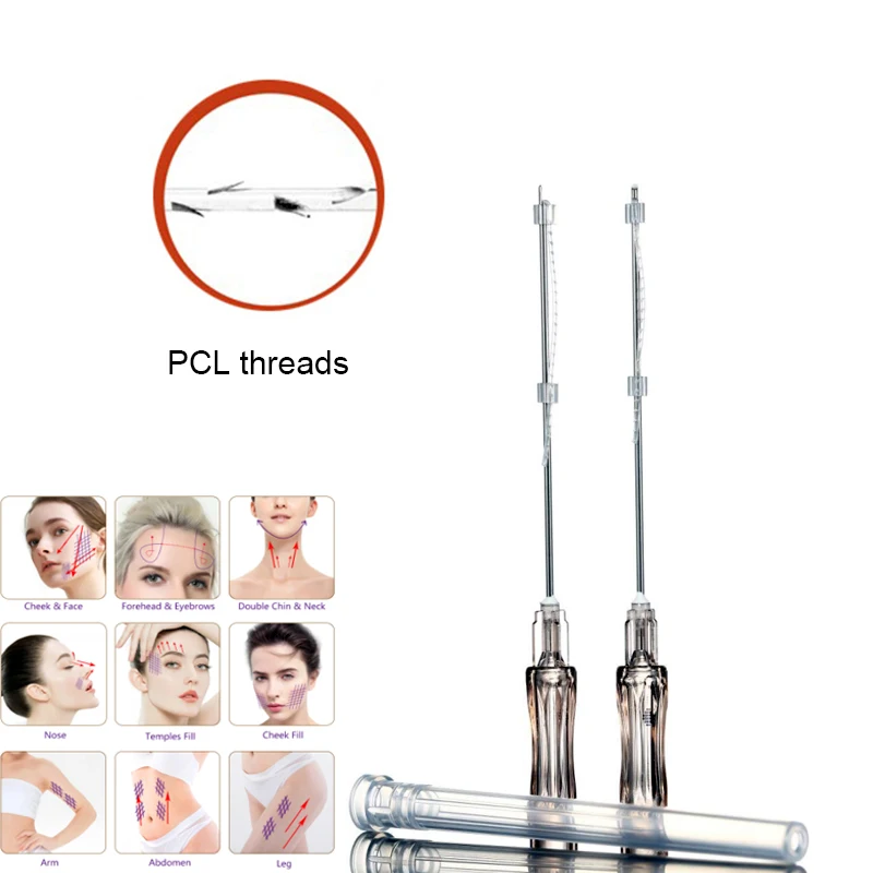 

Korea Face Lifting V-line Promote Collagen Regeneration Cog 2-1 3-1 4-1 5-1 PCL Threads With Barbed