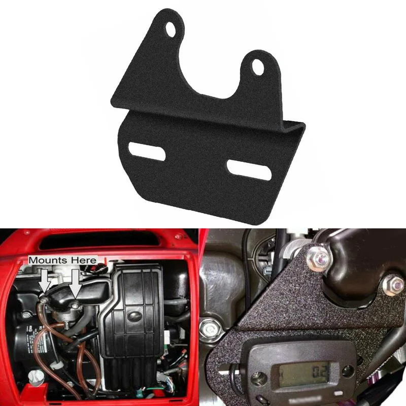 

Universal Tachometer Mounting Bracket Tach Black Equipment Corrosion-resistant