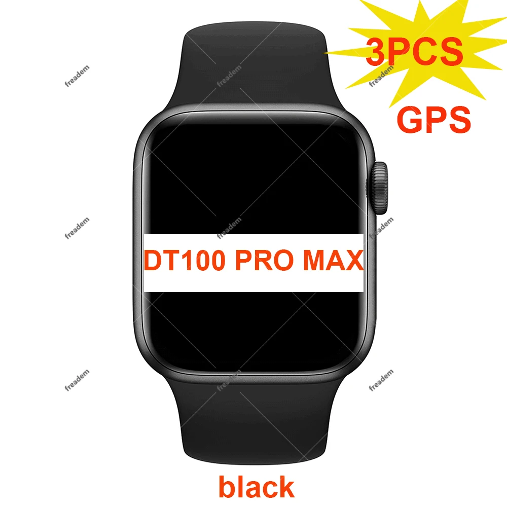 

3PCS DT100 Pro Max Smart Watch