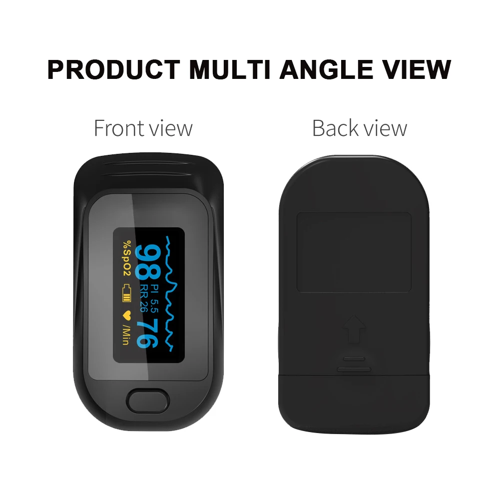 

Finger Clip Oximeter PI Perfusion Respiratory Rate Finger Pulse Oximetry Monitor Household Health Monitor