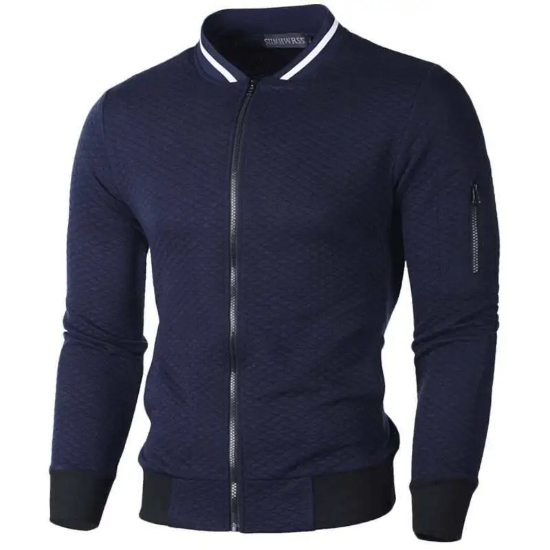 

Mens Zip Up Cardigans Tops Winter Casual Jacket Coat Long Sleeve Warm Outerwear